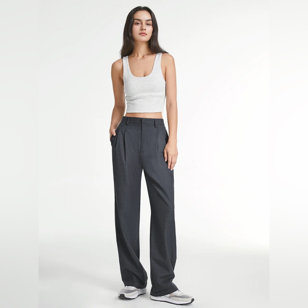 NWT Commense Gray Straight Leg Dress Pants / Size S
